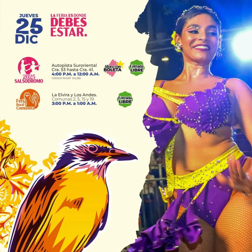 Programación oficial Feria de Cali 2025