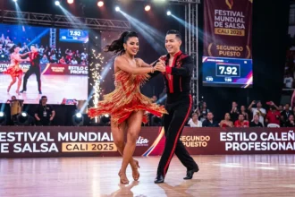 Ariadna y Juan Camilo conquistan el segundo puesto en el Festival Mundial de Salsa Cali 2025