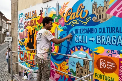 Cali exporta su arte urbano a Portugal: El talento local brilla en el Festival FENDA de Braga
