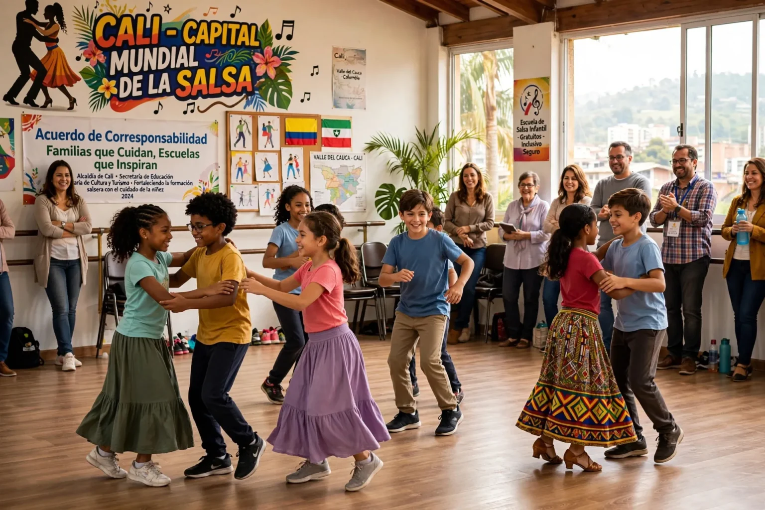 Cali blinda la formación salsera y el cuidado infantil